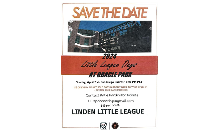 Linden Little League Day at the San Francisco Giants