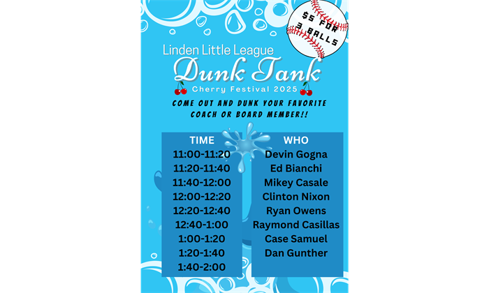 Cherry Festival Dunk Tank