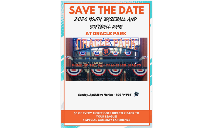 Little League day at the Giants