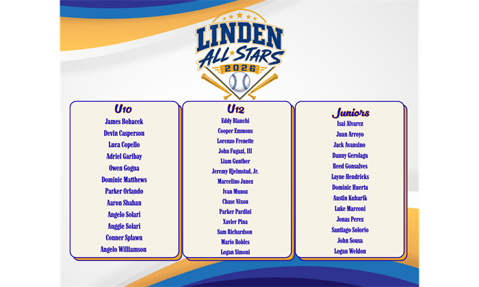 2026 Linden Little League All Stars 