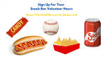 Snack Bar Volunteers Signup